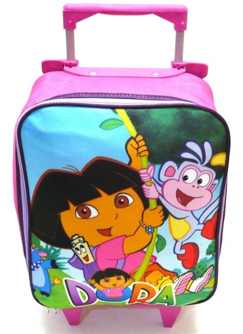 Mochila Ou Malinha Infantil Dora Aventureira Rodinhas M Mercado Livre