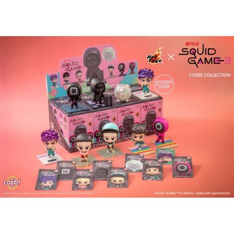 Suki絲棋玩具店 新品預購 Hot Toys 魷魚遊戲 第二彈 COSBI 迷你人偶 系列 盲盒 蝦皮購物