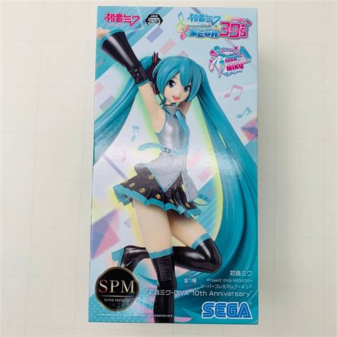 【未使用】新品未開封 セガ 初音ミク Project Diva Mega39s Spm スーパープレミアムフィギュア 初音ミク Diva 10th Anniversaryの落札情報詳細