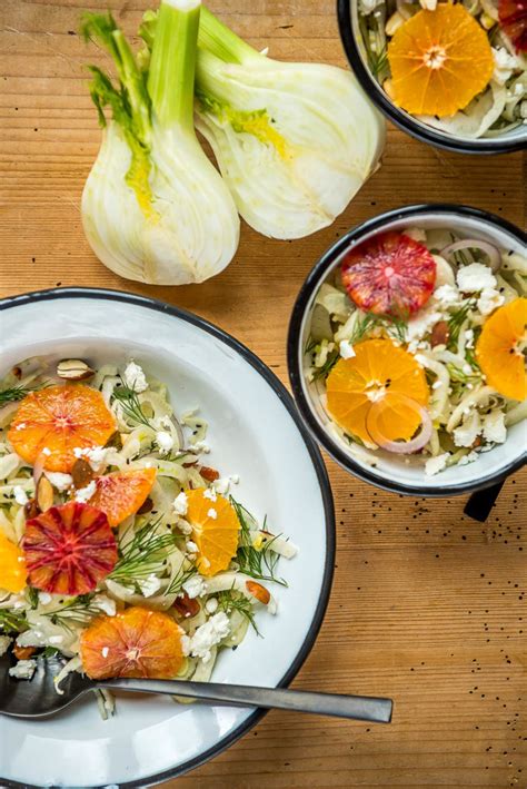 Fenchel Blutorangen Salat Schwarzkümmel als Gewürz foodistas de