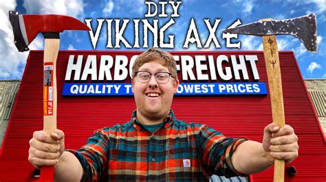 I Made A Viking Axe Out Of A Harbor Freight Hatchet Youtube