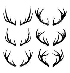 Deer Horns Drawing at PaintingValley.com | Explore collection of Deer ...