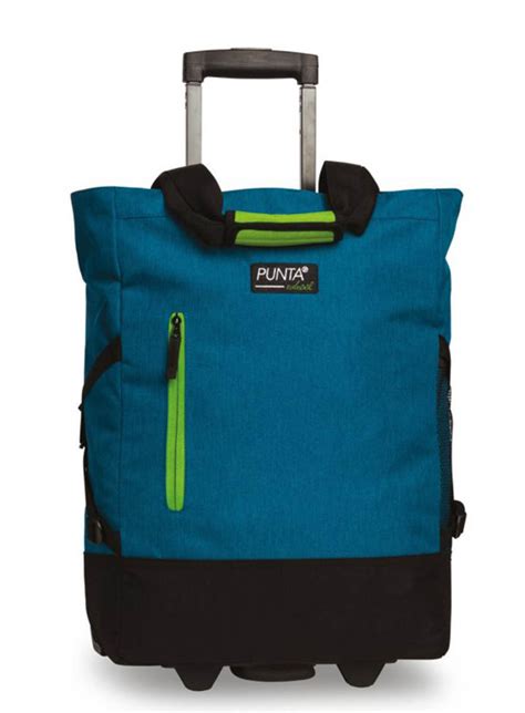 Torba Na K Kach Kabinowa Punta Wheel Classic Blue Green Light