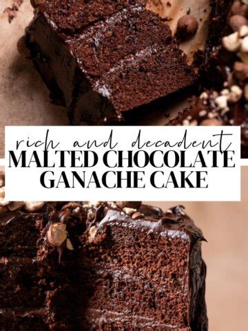 Malted Chocolate Ganache Cake Cambrea Bakes