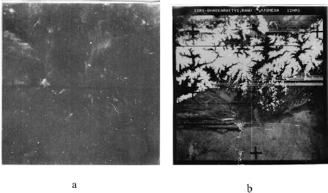 3 Bhaskara satellite Camera-1 images. (a) The first image transmitted ...