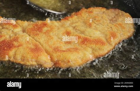 Wiener Schnitzel In A Pan Stock Videos Footage Hd And K Video