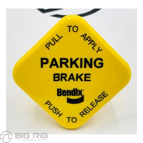 Yellow Parking Brake Knob 298818n Bendix Big Rig World