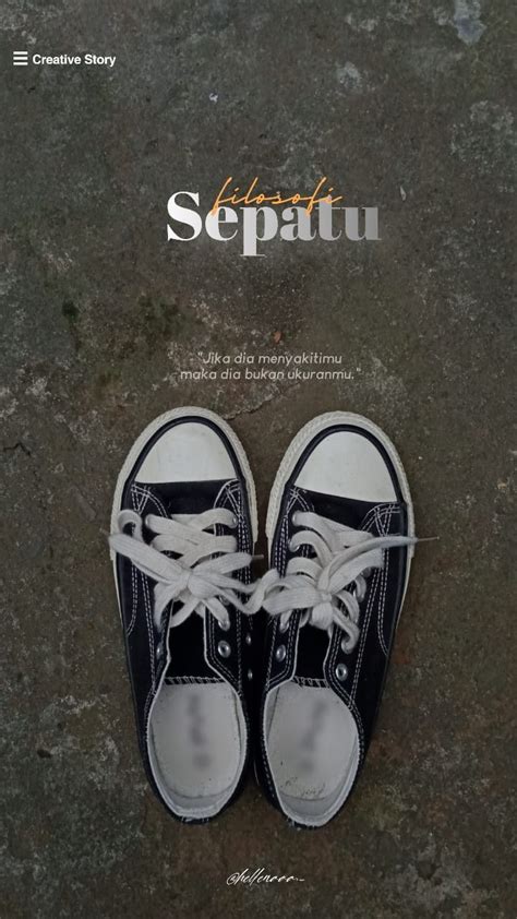 Filosofi Sepatu Typographyinstagram Typographyidea