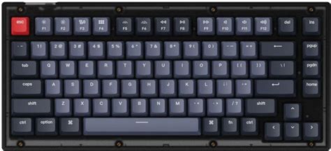 Keychron V Key Qmk Gateron G Pro Brown Hot Swap Rgb Frosted Black V A Keychron