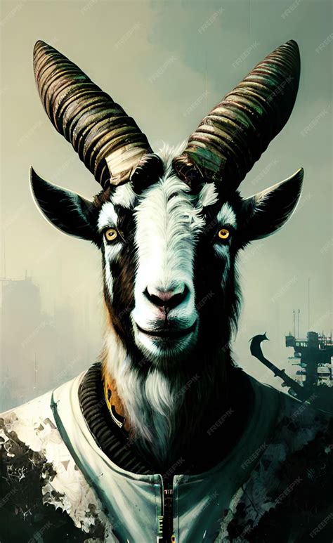 Premium AI Image | goat demon