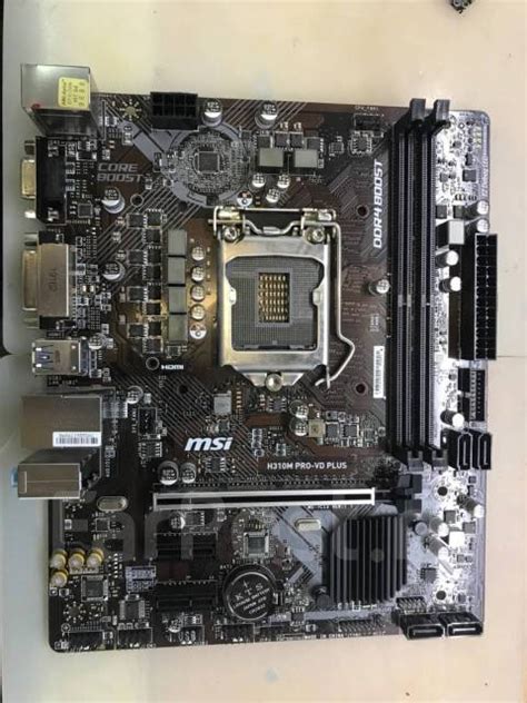 Материнская плата, H310, MSI, б/у, в наличии. Цена: 700₽ во Владивостоке