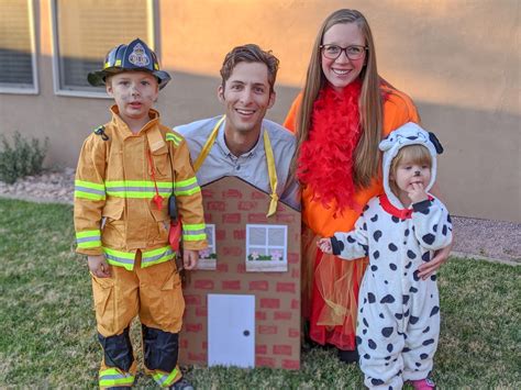 Firefighter-Group-Halloween-Costume- The DIY Lighthouse