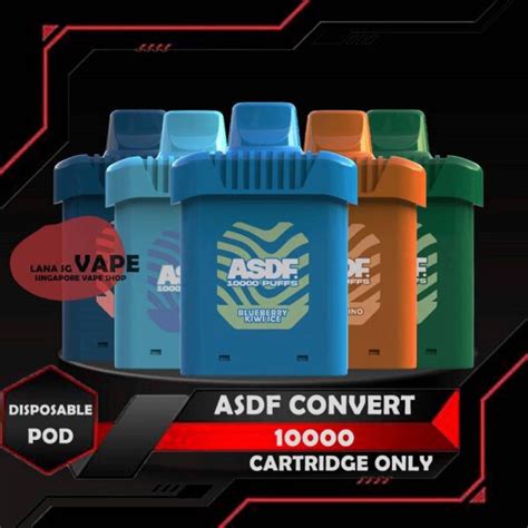 Asdf Convert Prefilled Cartridge Sg Vape Cod