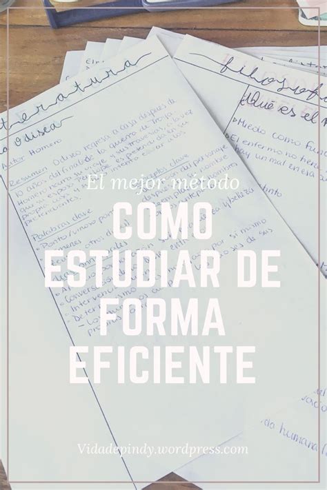 C Mo Estudiar De Forma Eficiente Study Techniques School Study Tips