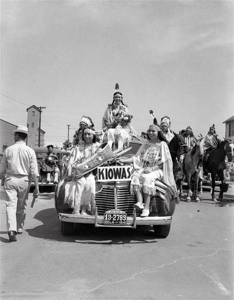 American Indian Exposition Parade Anadarko Ok 1941 R Oklahoma