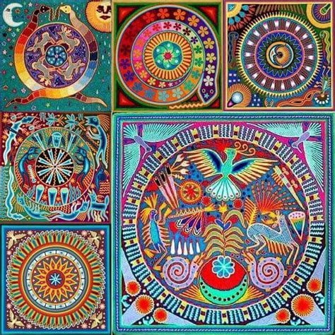 Pin By Rocio Rojas On Mandalas Visionary Art Huichol Art Mexican