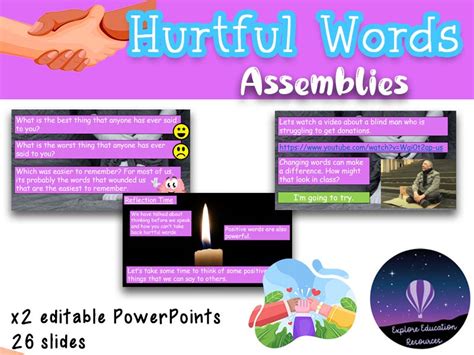 X Hurtful Words Assemblies Collective Worship Pshe Bullying