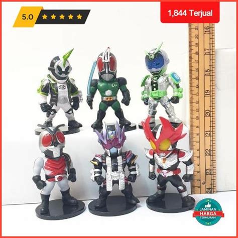 Jual Action Figure Set Baja Hitam Kamen Rider Black Rx Wcf Isi Pcs