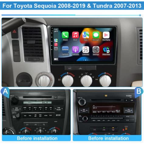 Car Stereo Radio Gps Navi Carplay For Toyota Tundra Sequoia Jbl Sound