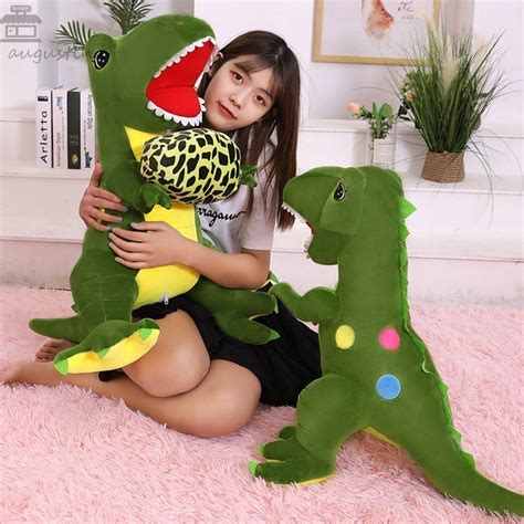 Augustina หมอนตุ๊กตานุ่ม รูปการ์ตูน Tyrannosaurus Rex น่ารัก สําหรับตก