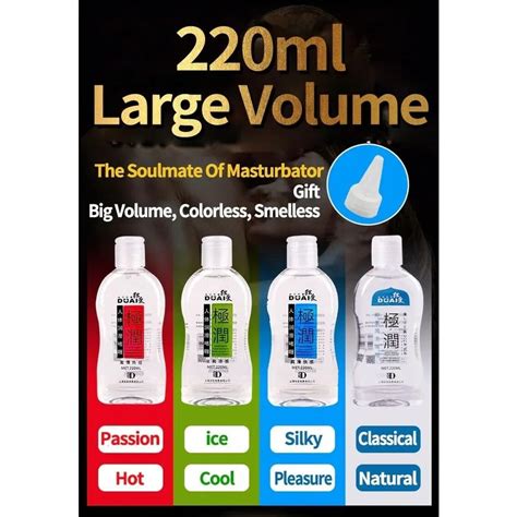 Ml Large Volume Water Soluble Silk Lubricant Easy Clean Anal Pussy