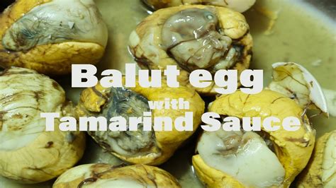 Fried Balut Egg With Tamarind Sauce Balut Egg Recipe Khmer Food Youtube