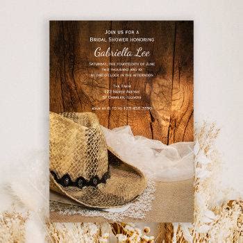 Cowboy Bridal Shower Invitations Bridaldelight