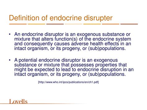 Ppt Endocrine Disrupters Powerpoint Presentation Free Download Id