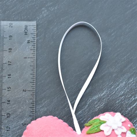 Felt Heart Ornament Flowers Ornament Birthday T Wedding Etsy