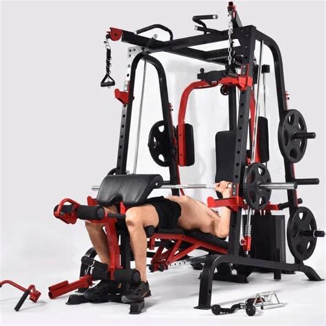 Home Gym Jammer Arm System Power Squat Rack Multifunction Trainer Smith