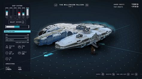 Jugador De Starfield Recrea El Millennium Falcon De Star Wars Y Se