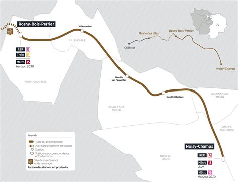 Projet Prolongement Du Métro N°11 Roisny Bois Perrier Noisny Champs