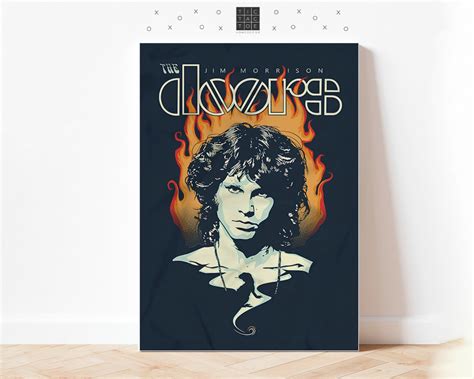 Quadro Mdf The Doors Jim Morrison Elo Produtos Especiais