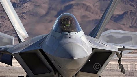 Spectacular F 22 Raptor Startup Display Avation Nation 22 Nellis Air