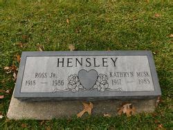 Ross Hensley Jr M Morial Find A Grave