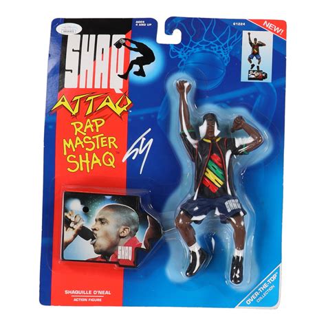 Shaquille O Neal Signed Kenner Shaq Attaq Rap Master Shaq Action