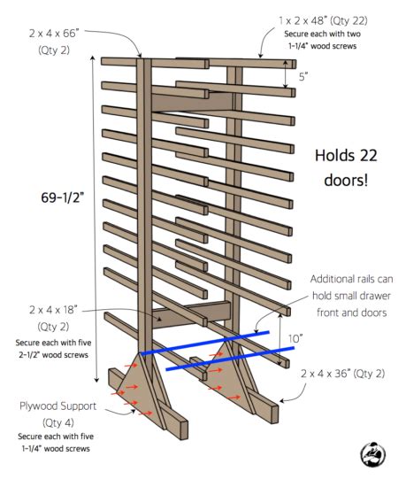 Cabinet Door Drying Rack » Rogue Engineer