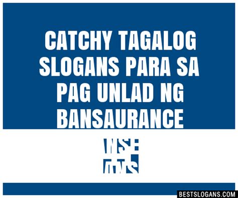 100 Catchy Tagalog Para Sa Pag Unlad Ng Bansa Urance Embly Slogans