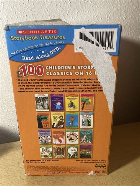 Scholastic Story Book Treasures Treasury Of 100 Storybook Classics Dvd