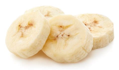 Banana slices isolated stock image. Image of healthy - 111830945