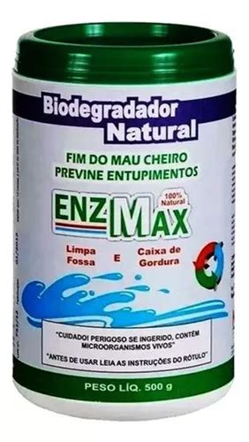 Enzmax Limpa Fossa Séptica E Caixa De Gordura Enzimas 500g MercadoLivre