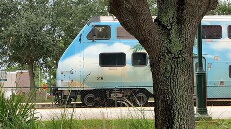 Tri Rail Trains At Deerfield Beach June Youtube