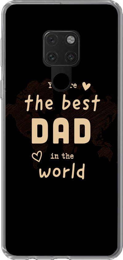 Huawei P Lite Hoesje Quotes The Best Dad In The World Spreuken