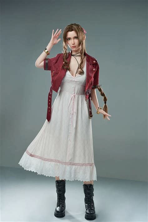 Game Lady Sex Doll Aerith Same Clothes Mailovedoll