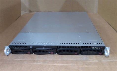 Supermicro 1U CSE-815 X9SCI-LN4F E3-1270 3 4GHz 8Gb ASR-5405 RAID 1U Server