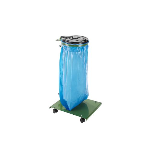 Waste Sack Stand For Capacity 120 L With Base Plate Mobile Kaiser