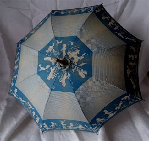 OMBRELLE PARAPLUIE ENFANT poupée ancien chiens de cirque goût