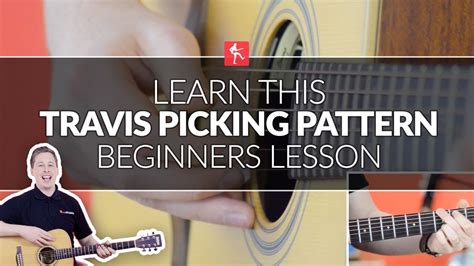 Learn This Travis Picking Pattern Beginners Acoustic Guitar Lesson Youtube