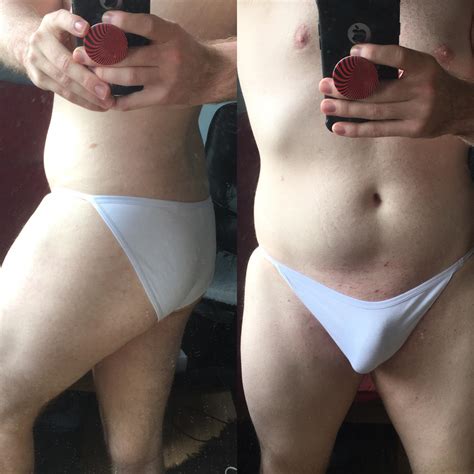 White Cotton String Bikini Panty Makes Me Feel Innocent R Men In Panties