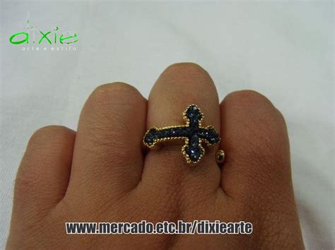 Anel Crucifixo Volta Mercado Etc Br Dixiearte Jewelry Rings Fashion